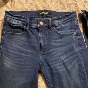 Express ankle skinny jeans size 4
